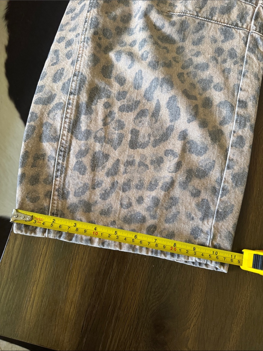 Free People We The Free Good Luck barrel jeans in a leopard print size 31 - Picture 11 of 16